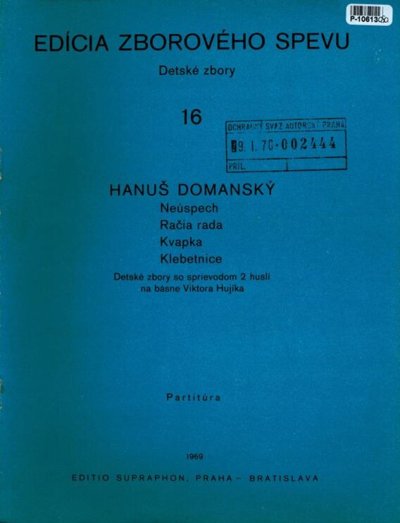 Edícia zborového spevu 16