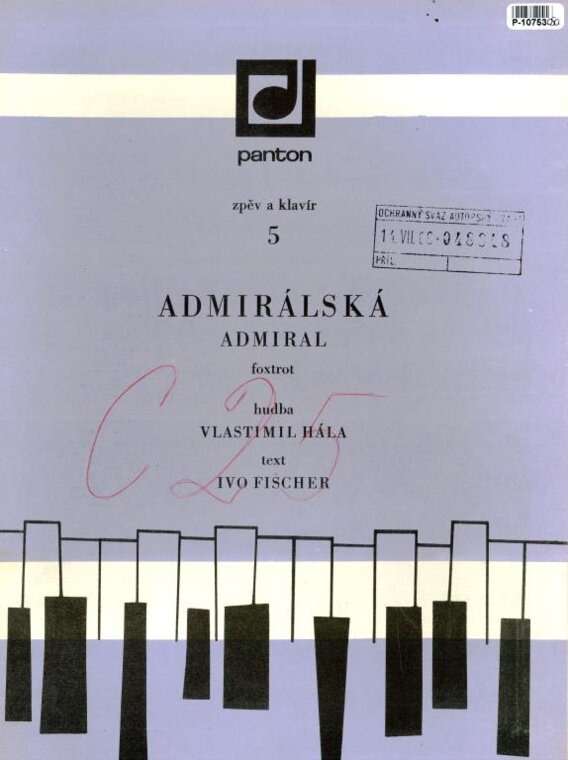 Zpěv a klavír 5 - Admirálská