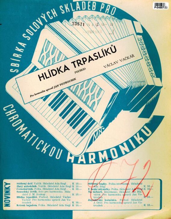 Sbírka solových skladeb pro chromatickou harmoniku - Hlídka trpaslíků