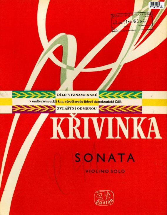 Křivinka-Sonata violino solo