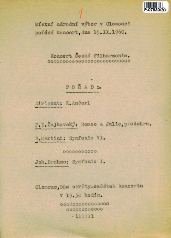 Koncert České filharmonie