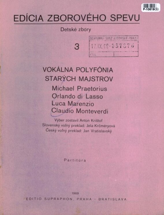 Edícia zborového spevu 3