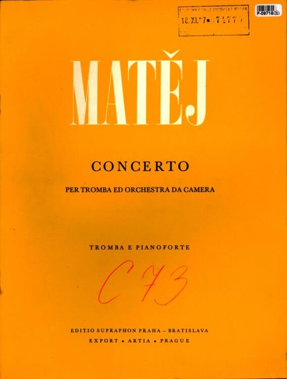 Concerto per tromba ed orchestra da camera