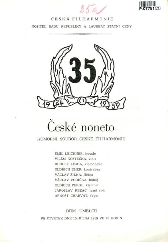 Česká filharmonie 35 - České noneto