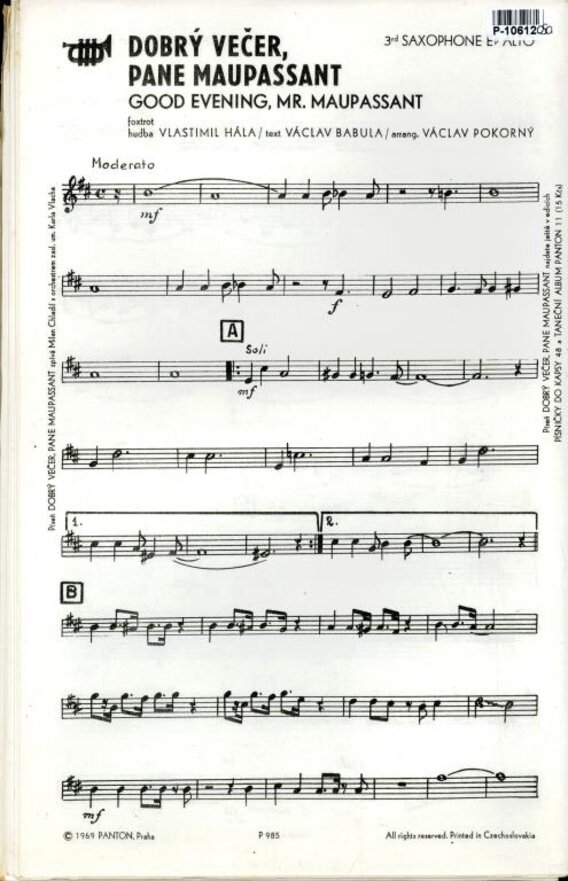 Dobrý večer, pane Maupassant