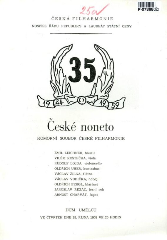 Česká filharmonie 35 - České noneto