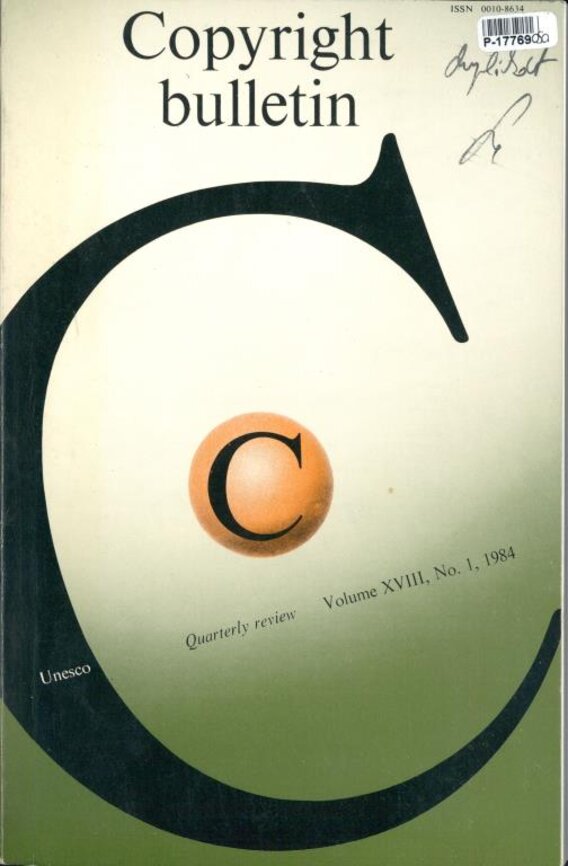 Copyright bulletin