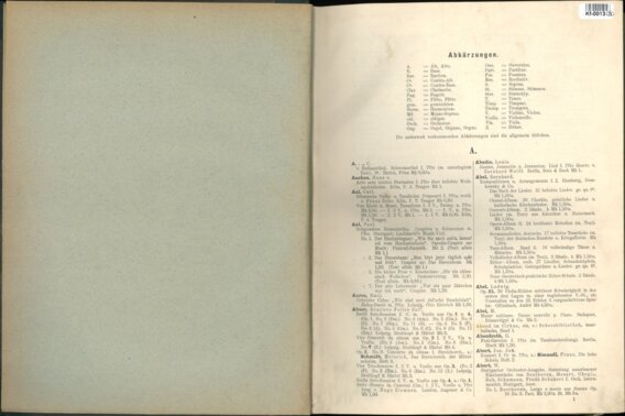 Handbuch der musikalischen Literatur