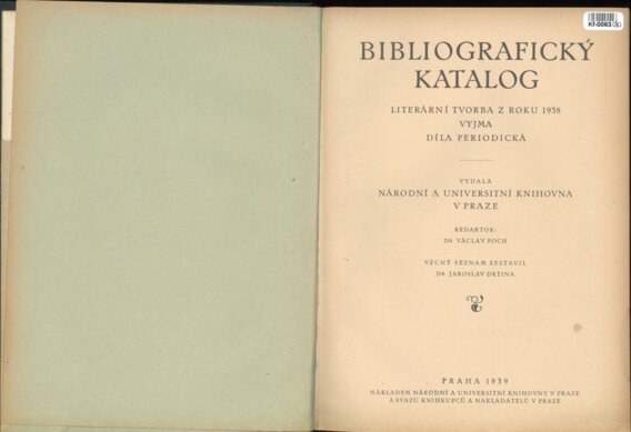 Bibliografický katalog