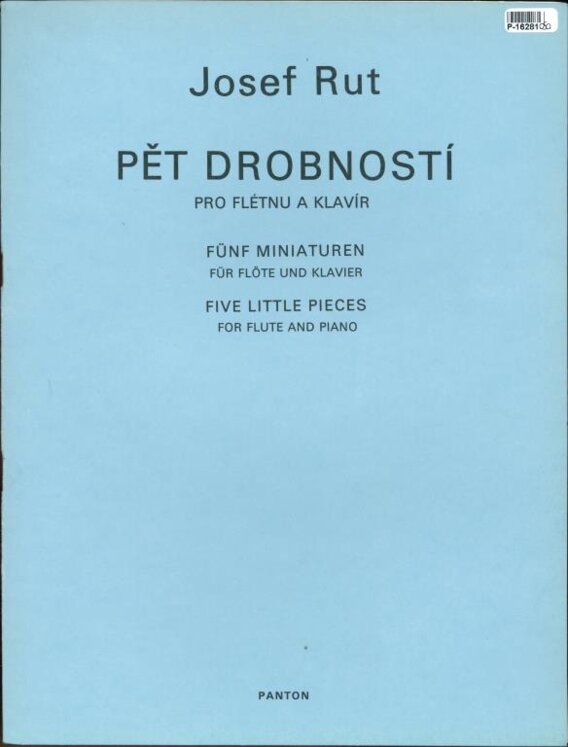 Pět drobností pro flétnu a klavír