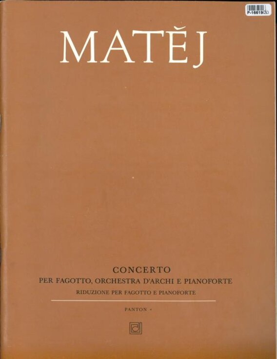 Concerto per fagotto, orchestra d´archi e pianoforte