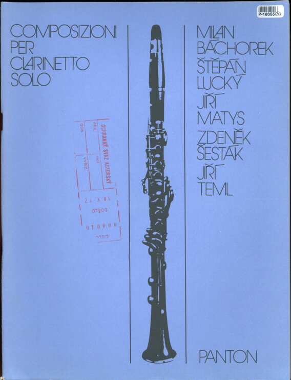 Composizioni per clarinetto solo