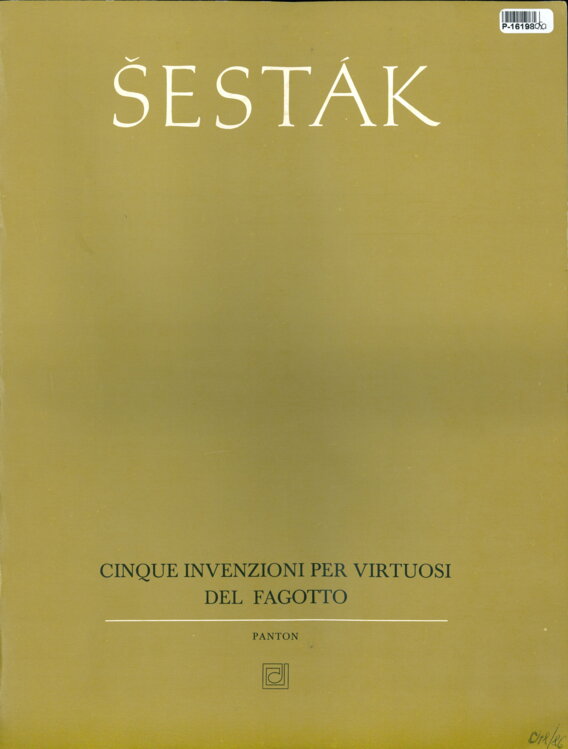 Cinque invenzioni per virtuosi del fagotto