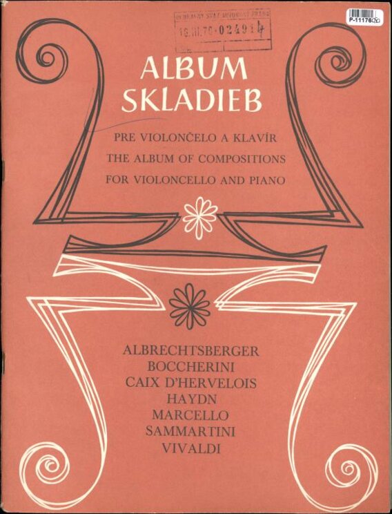 Album skladeb pre violončelo a klavír