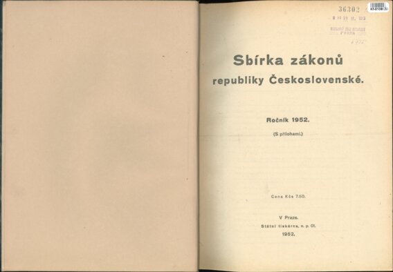 Sbírka zákonů republiky Československé