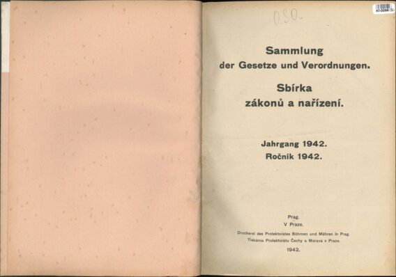 Sbírka zákonů a nařízení