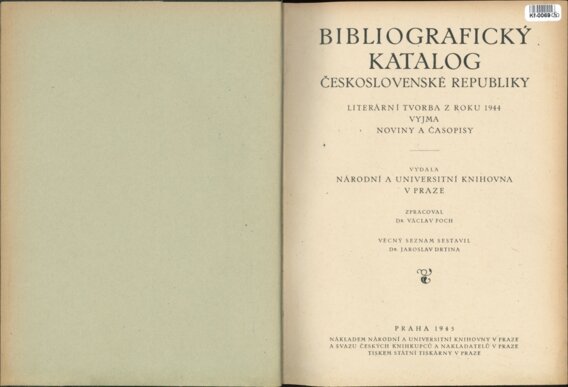 Bibliografický katalog Československé republiky