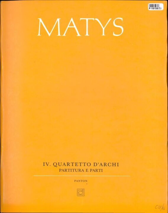 IV. Quartetto d´archi