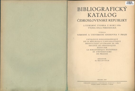 Bibliografický katalog Československé republiky