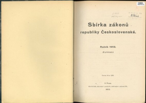 Sbírka zákonů republiky Československé