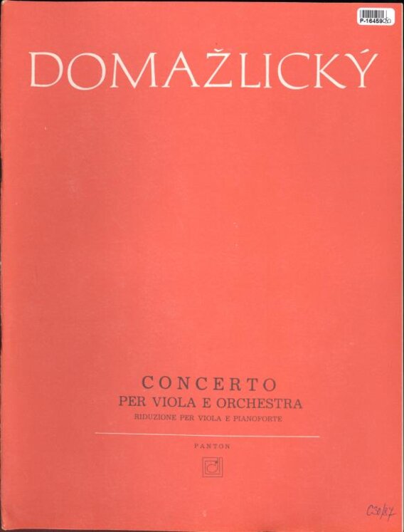 Concerto per viola e orchestra