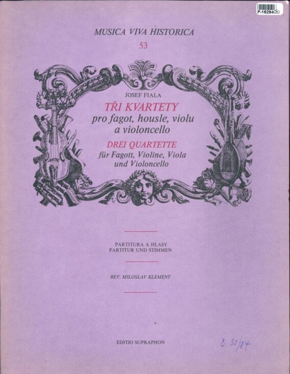Tři kvartety pro fagot, housle, violu a violoncello