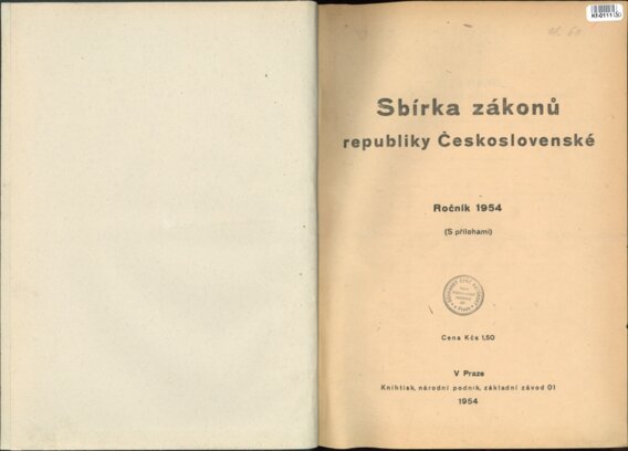 Sbírka zákonů republiky Československé