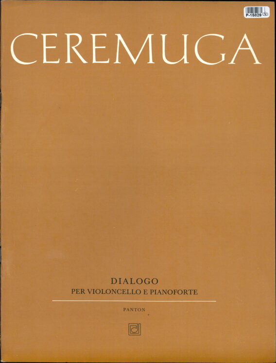 Dialogo - Per violoncello e pianoforte