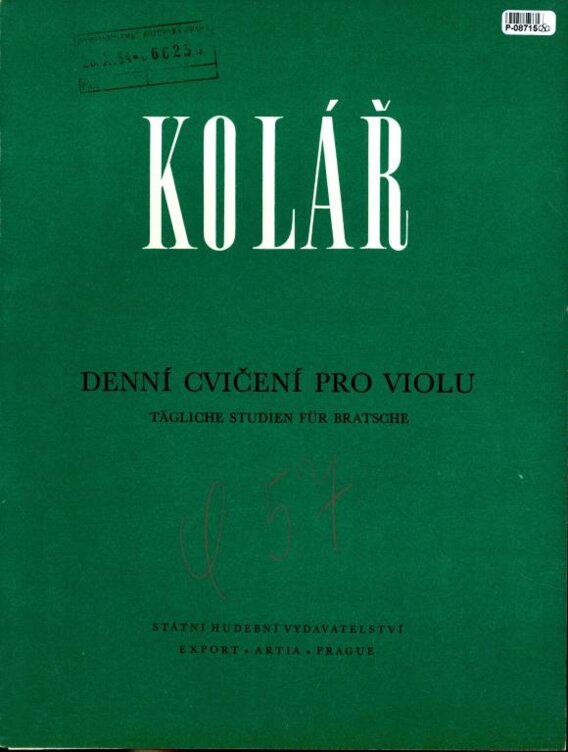 Denní cvičení pro violu