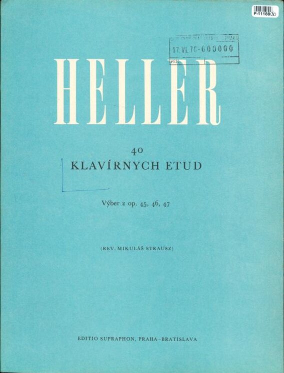 40 klavírnych etud