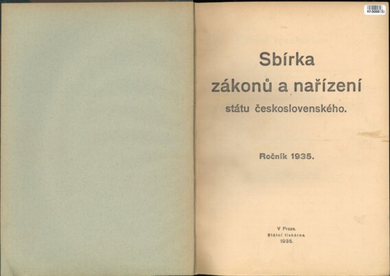 Sbírka zákonů a nařízení státu československého