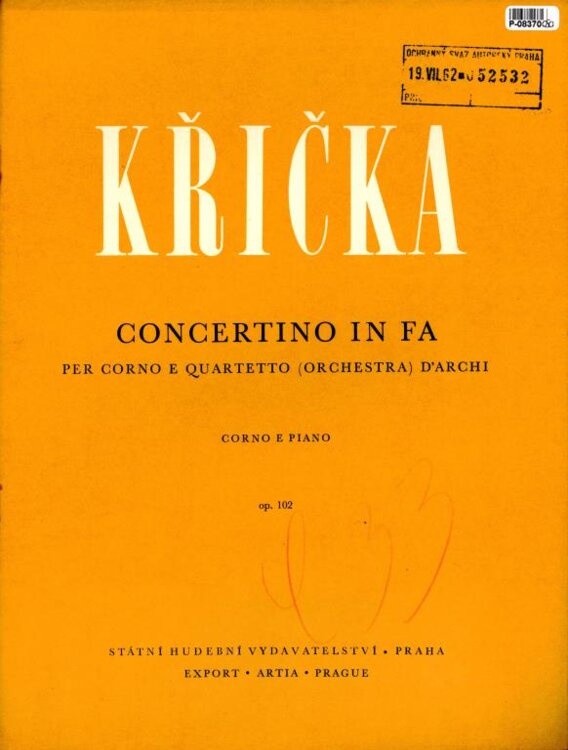 Concertino In Fa