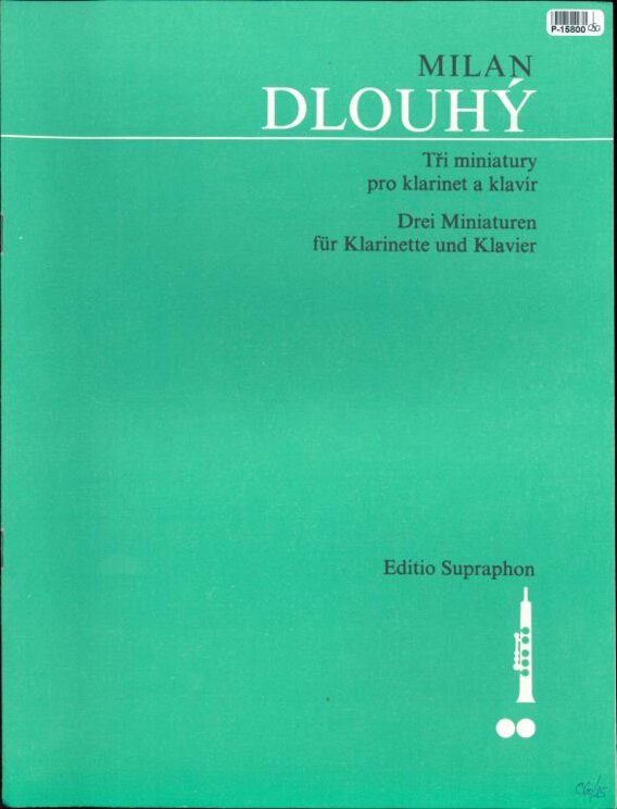 Tři miniatury pro klarinet a klavír