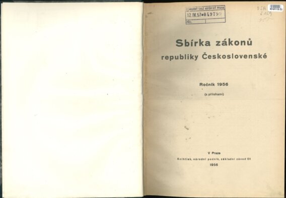 Sbírka zákonů republiky Československé