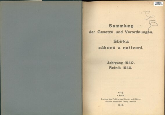 Sbírka zákonů a nařízení