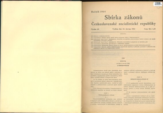 Sbírka zákonů Československé socialistické republiky