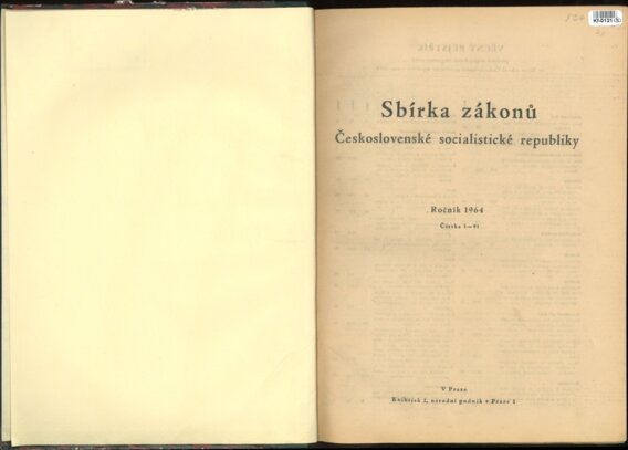 Sbírka zákonů Československé socialistické republiky