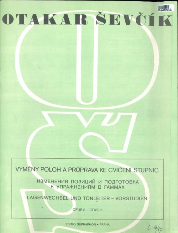 Výměny poloh a průprava ke cvičení stupnic