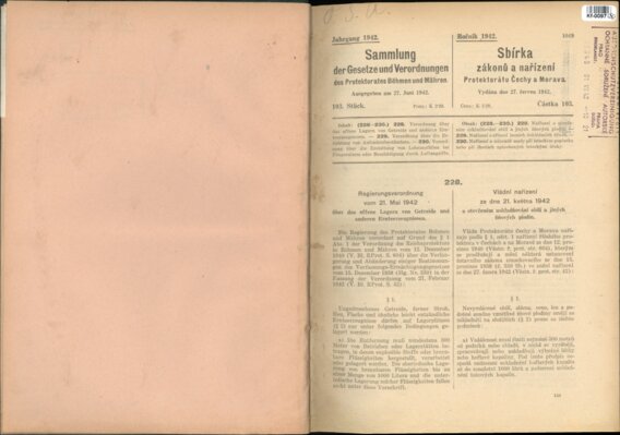 Sbírka zákonů a nařízení protektorátu Čechy a Morava