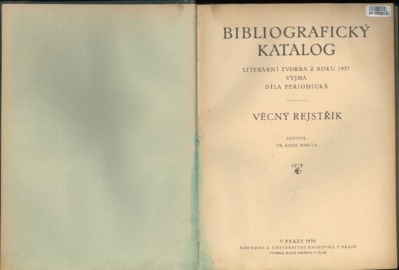 Bibliografický katalog