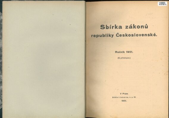 Sbírka zákonů republiky Československé