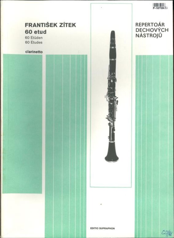 Repertoár dechových nástrojů - 60 etud