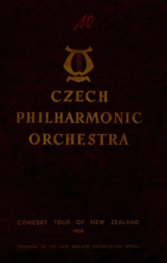 Czech philharmonic orchestra - Concert tour of New Zealand 1959