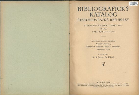 Bibliografický katalog Československé republiky
