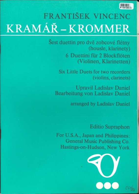 Šest duettin pro dvě zobcové flétny