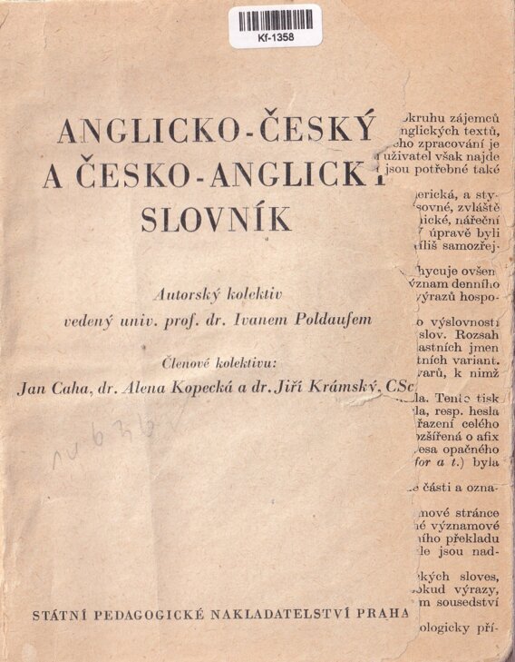 Anglicko-český a česko-anglický slovník