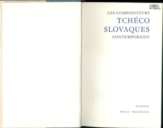 Les Tchéco Slovaques contemporains