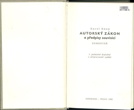Autorský zákon a předpisy souvicící