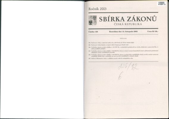 Sbírka zákonů Česká republika