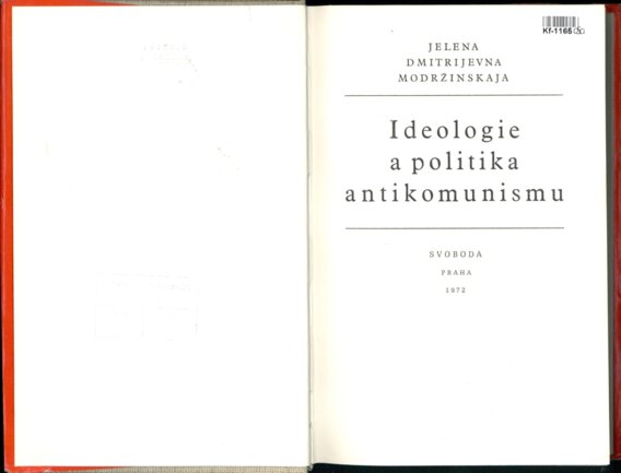 Ideolgie a politika antikomunismu